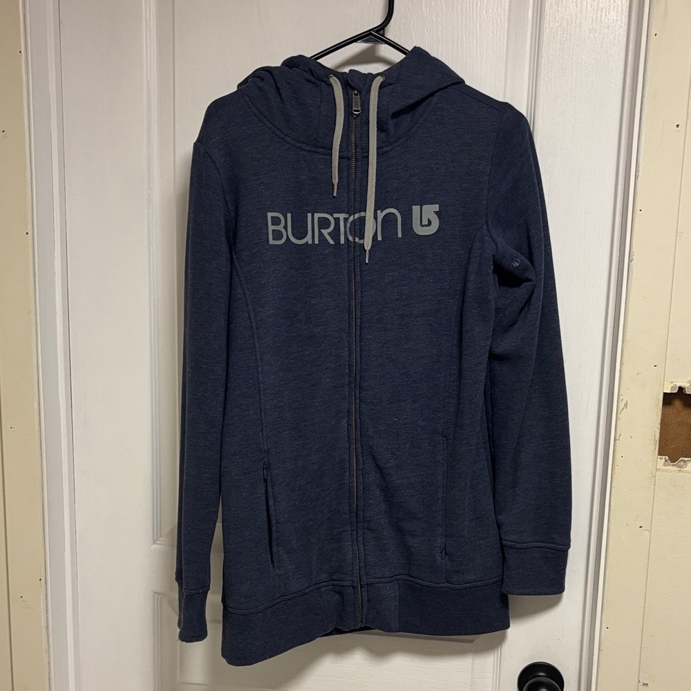 Burton Dark Blue Zip-Up Hoodie